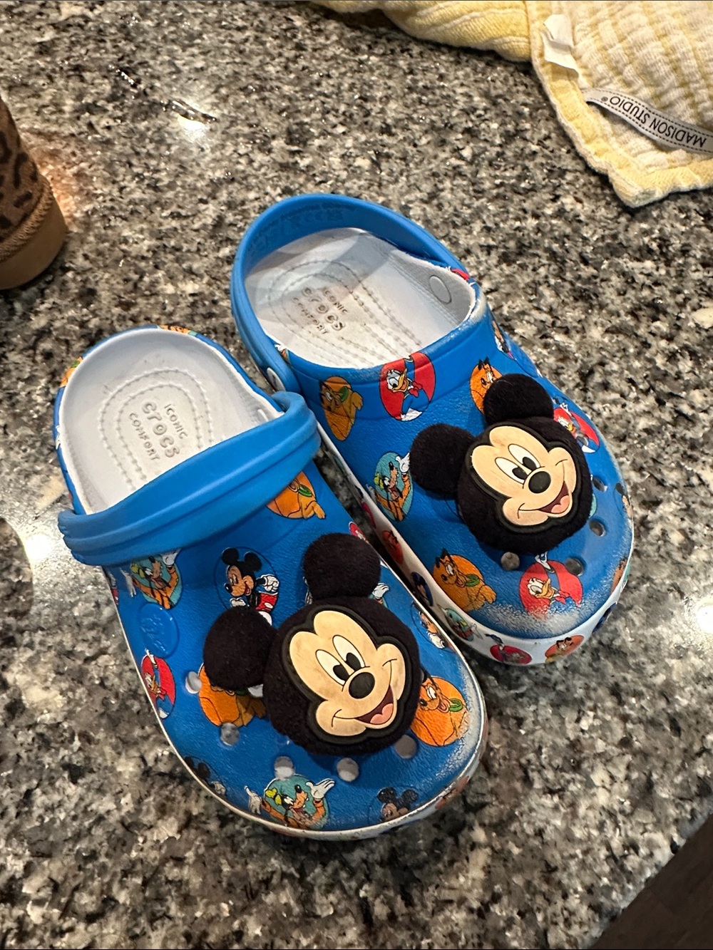 CROCS Kids Blue Mickey Mouse Clog Sandals